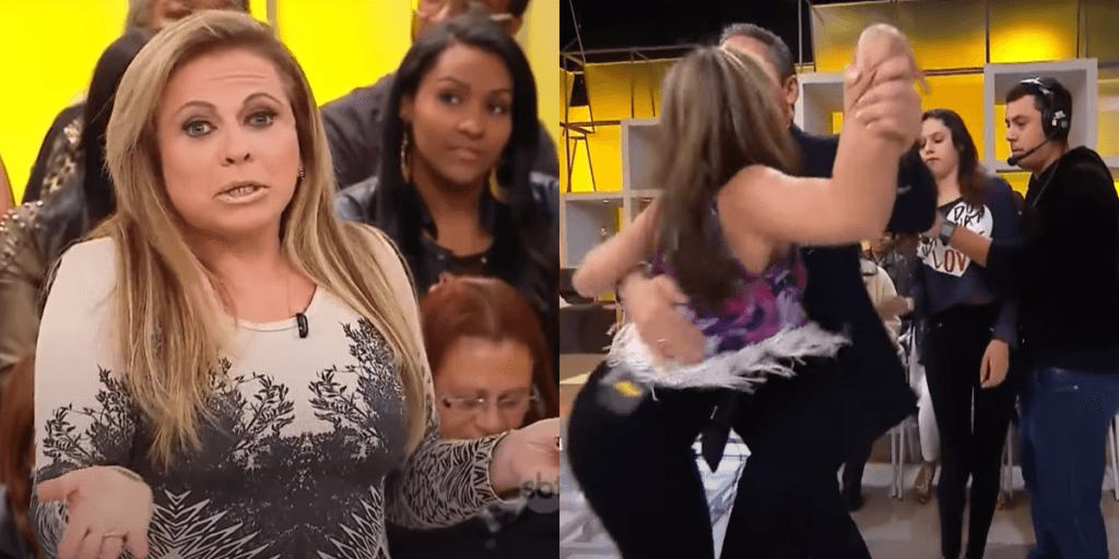 Christina Rocha vê convidada sentar a mão na plateia, seguranças vão pra cima e caso de incesto explode: "Nojento"