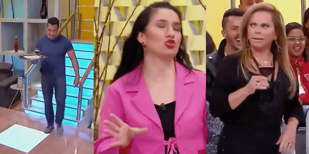 Casos de Família tem briga por ciúme, garçons invadem o palco e Christina Rocha vê confusão enquanto bebe na plateia