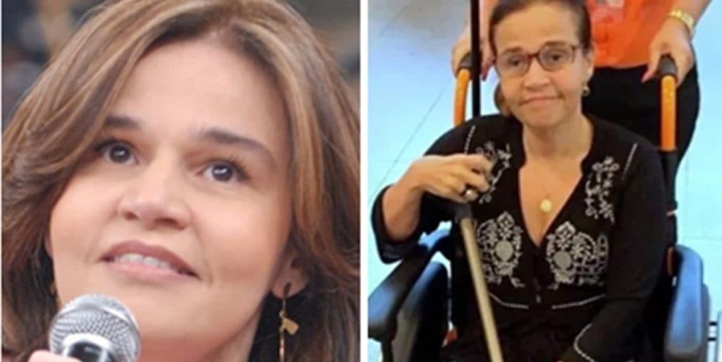 Claudia Rodrigues, após internação às pressas com grave acidente, tem foto estarrecedora em maca exposta: "Chocada"