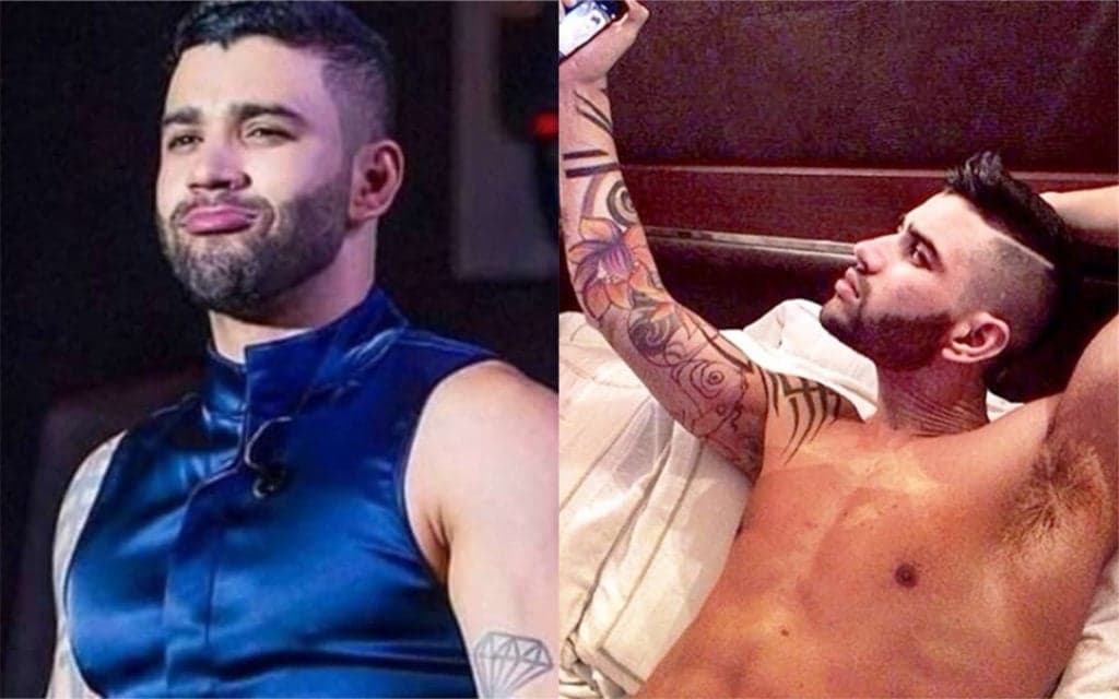 Gusttavo Lima, surge com pouca roupa, é flagrado excitado só de cueca e volume acaba aparecendo: "Fiquei até molhada"