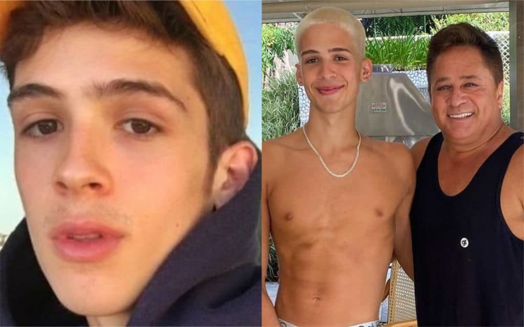 João Guilherme, após expor volume em moletom, mostra parte íntima e assume em foto bomba com rapaz: "Meu G"