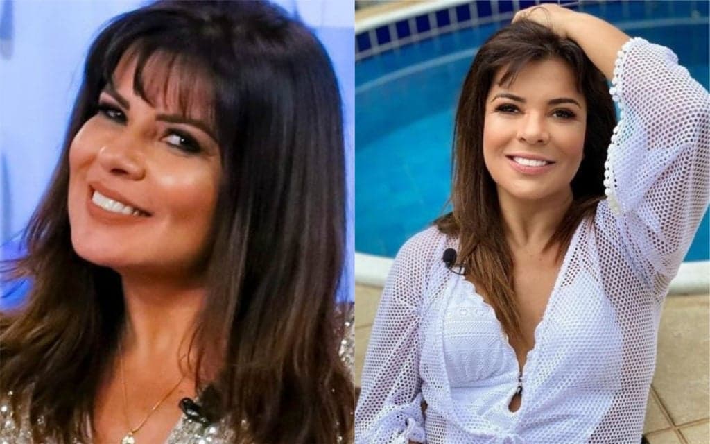 Mara Maravilha faz lipo, mexe no nariz, coloca prótese, afina o queixo e público fica estarrecido com a mudança