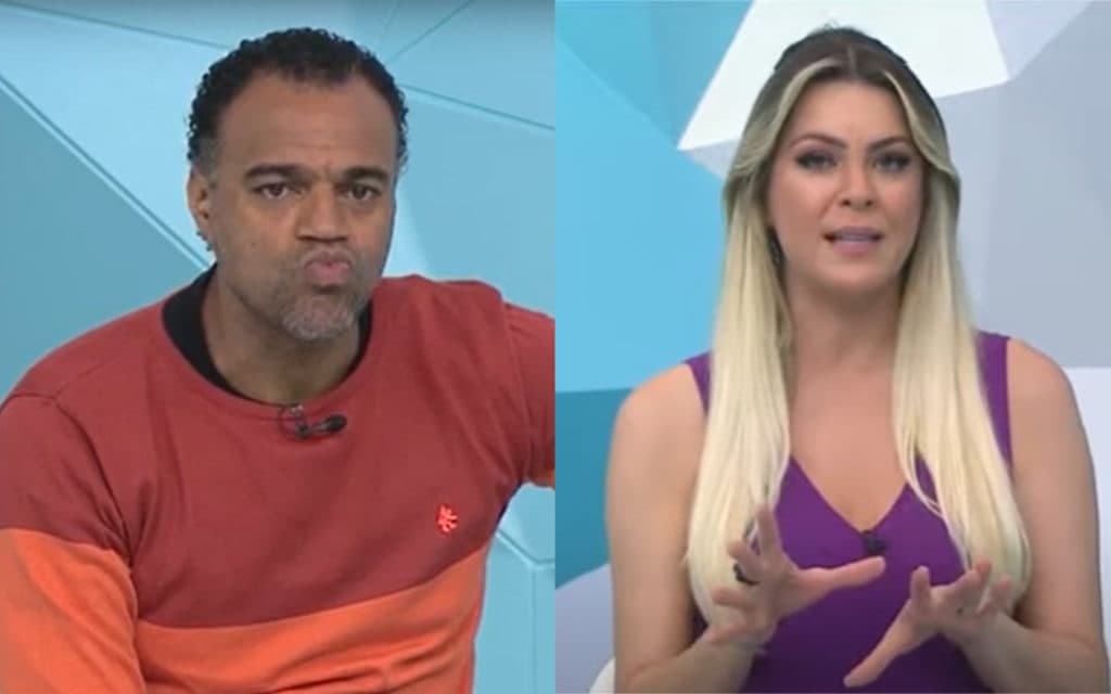 Denílson explode em briga com Renata Fan no camarim da Band: "Começou me esculachar"