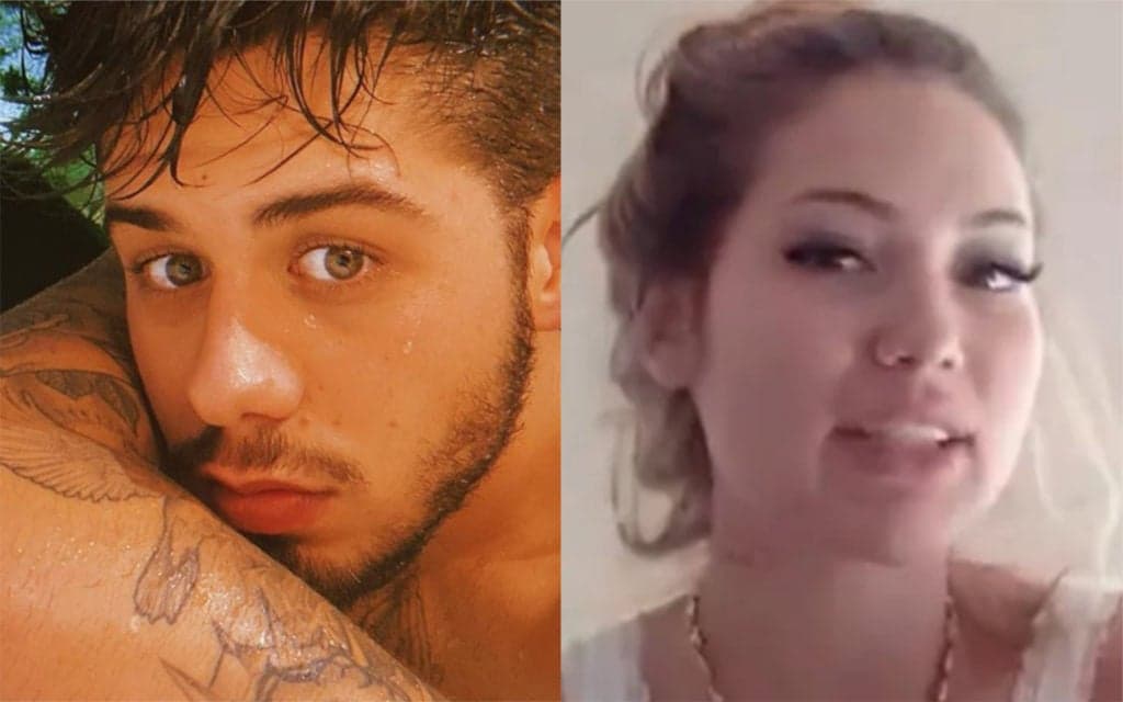 Zé Felipe, após se revelar para Leonardo, se descuida em vídeo com namorada e realidade do casal escapa: "Não gostou''