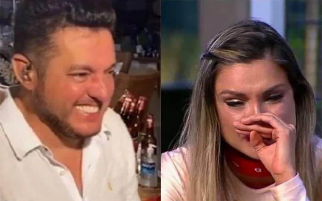 Bruno, da dupla com Marrone, humilha Flavia Viana, diz não saber o pai do filho dela e é massacrado: "Que babaca"