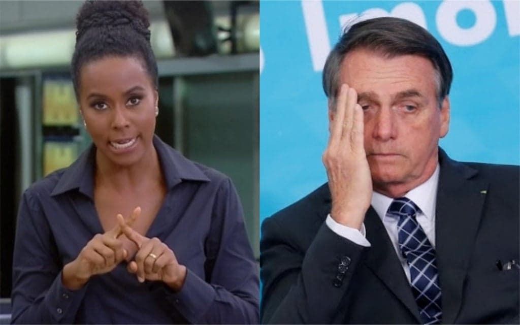 Maju Cutinho expôs Bolsonaro ao vivo e deu o que falar