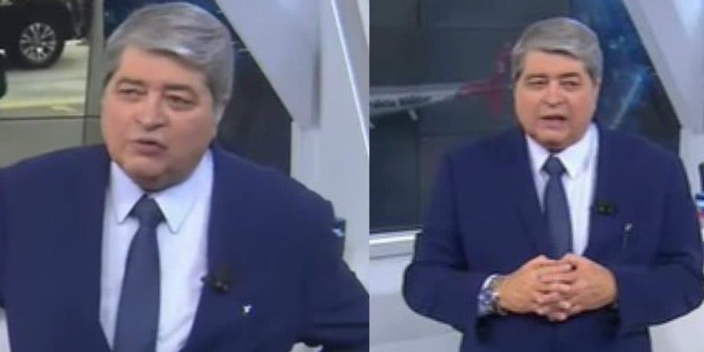 Datena tem crise ao vivo, perde o controle, faz comunicado ao público da Band e envolve direção: “Coisa séria”