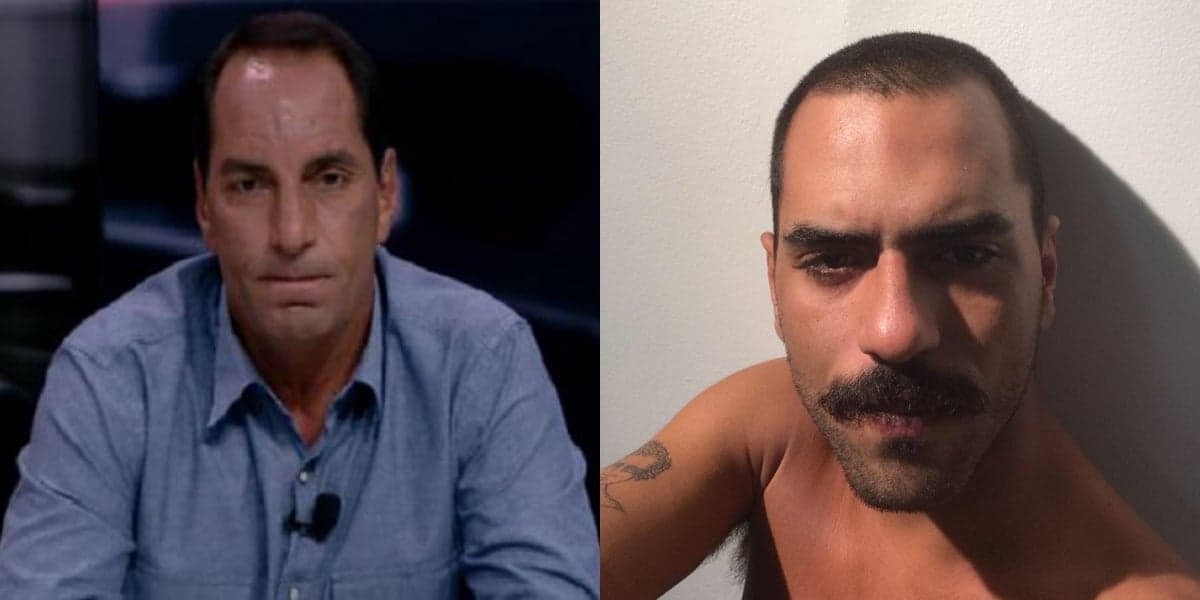 Edmundo e filho Alexandre