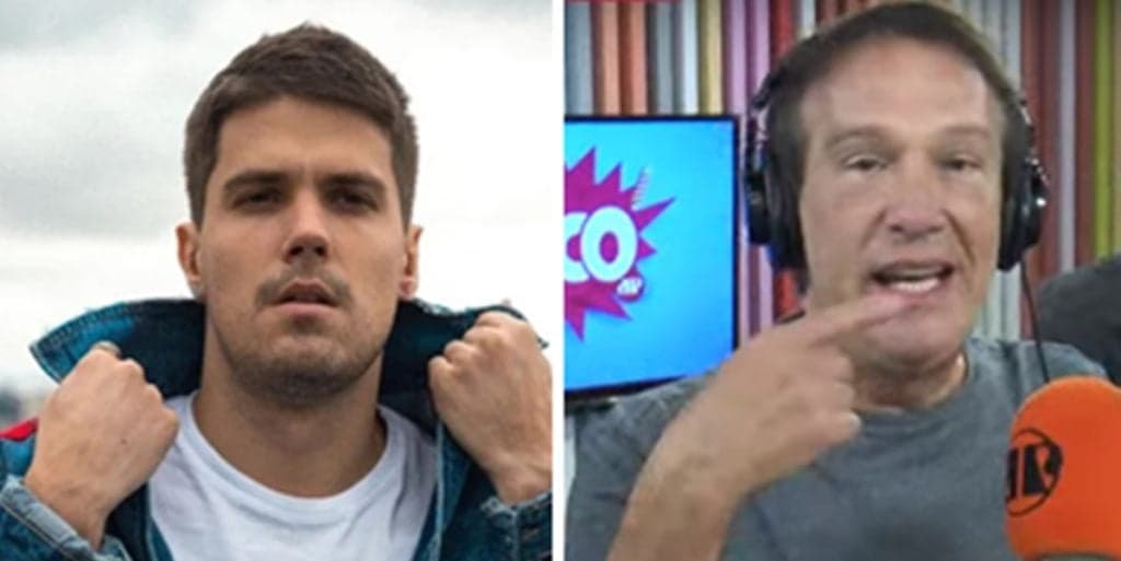 Filho de Emílio Surita do Pânico detona, confessa ser bissexual ao vivo e não se controla: "Me mandou embora"