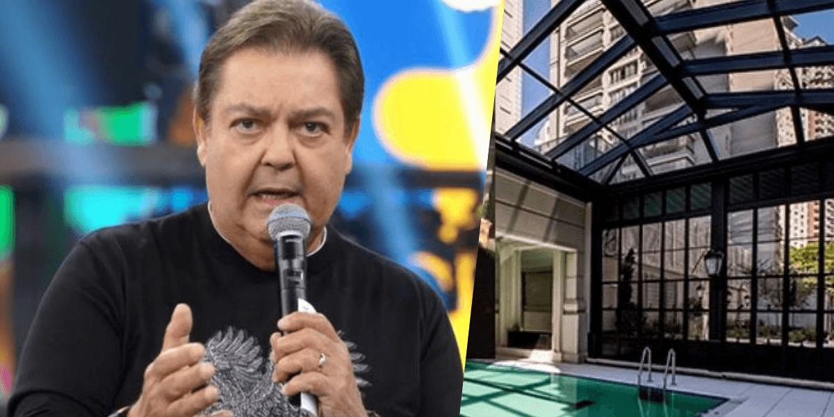 Faustão e seu Triplex (Foto: Montagem) Faustão e seu Triplex (Foto: Montagem)