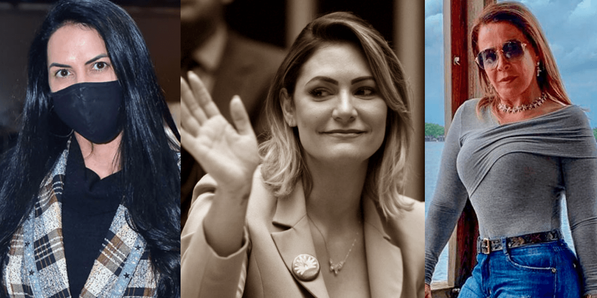Graciele Lacerda, Michelle Bolsonaro, Zilu (Foto: Montagem) Graciele Lacerda, Michelle Bolsonaro, Zilu (Foto: Montagem)