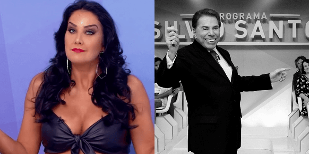 Helen Ganzarolli, Silvio Santos (Foto: Montagem) Helen Ganzarolli, Silvio Santos (Foto: Montagem)