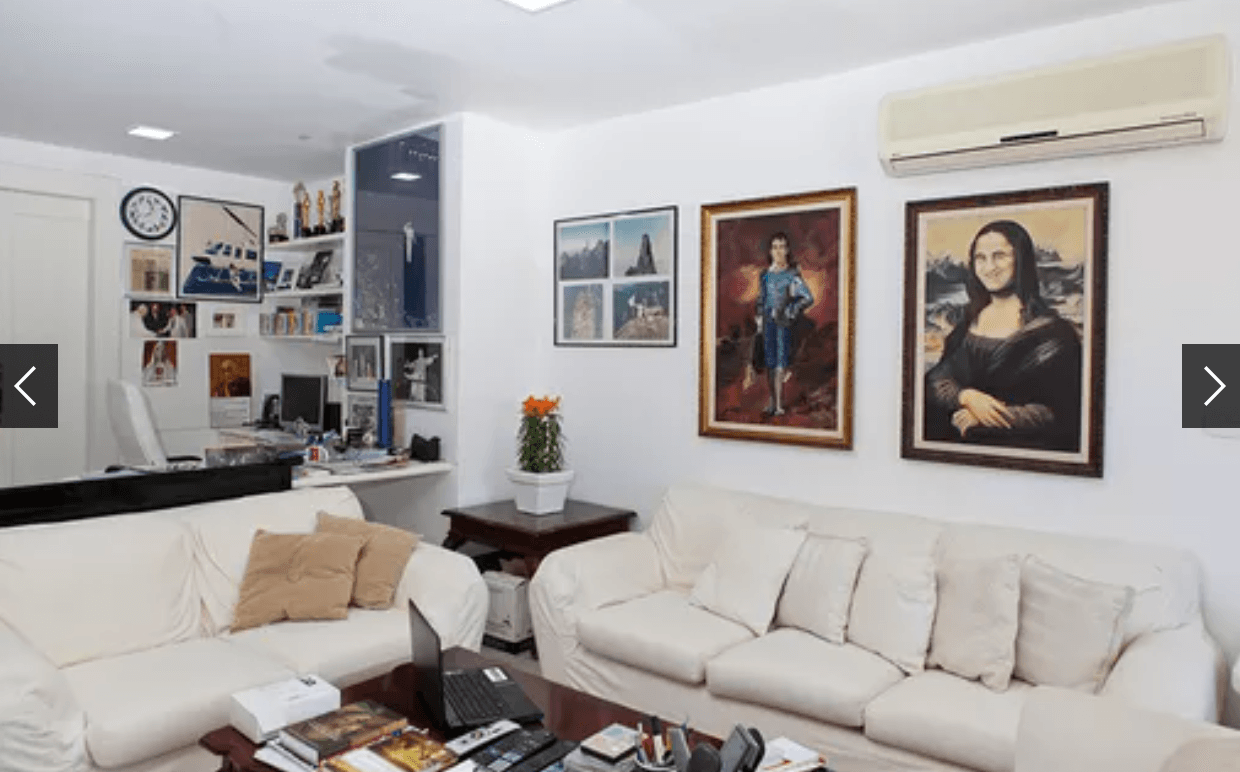 Sala da Mansão de Renato Aragão (Foto: Reprodução) Sala da Mansão de Renato Aragão (Foto: Reprodução)