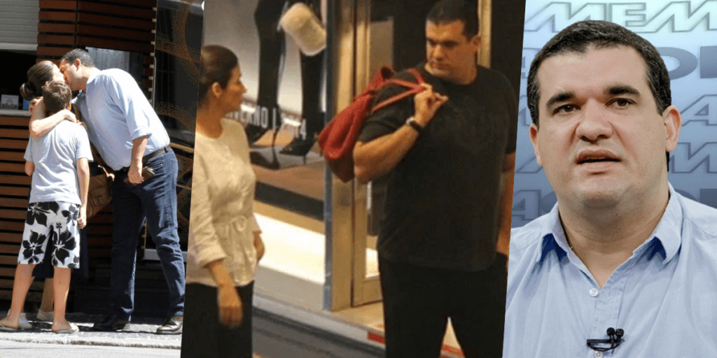 Renata Vasconcellos e seu marido, Miguel Athayde