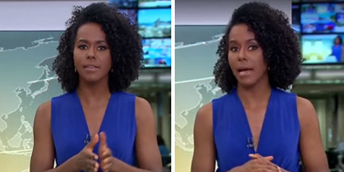 Maju Coutinho atualmente vive momento difícil na Globo (Foto: Montagem/TV Foco) Maju Coutinho atualmente vive momento difícil na Globo (Foto: Montagem/TV Foco)