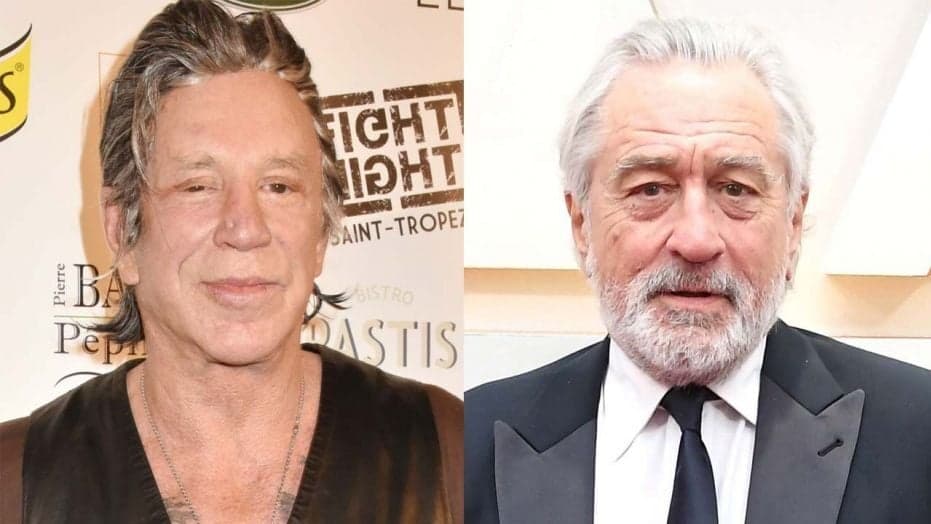 Mickey Rourke e Robert De Niro (Foto: Reprodução)