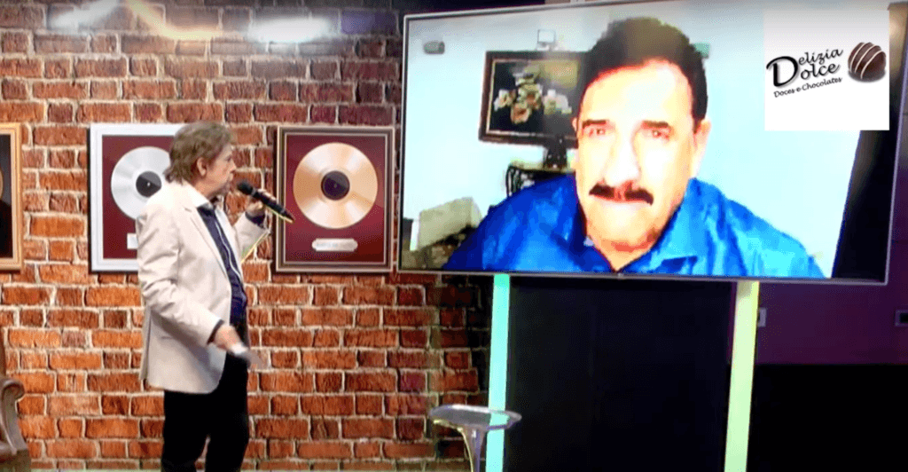 Ratinho em live com Nelson Rubens (Foto: Reprodução/ Youtube) Ratinho em live com Nelson Rubens (Foto: Reprodução/ Youtube)