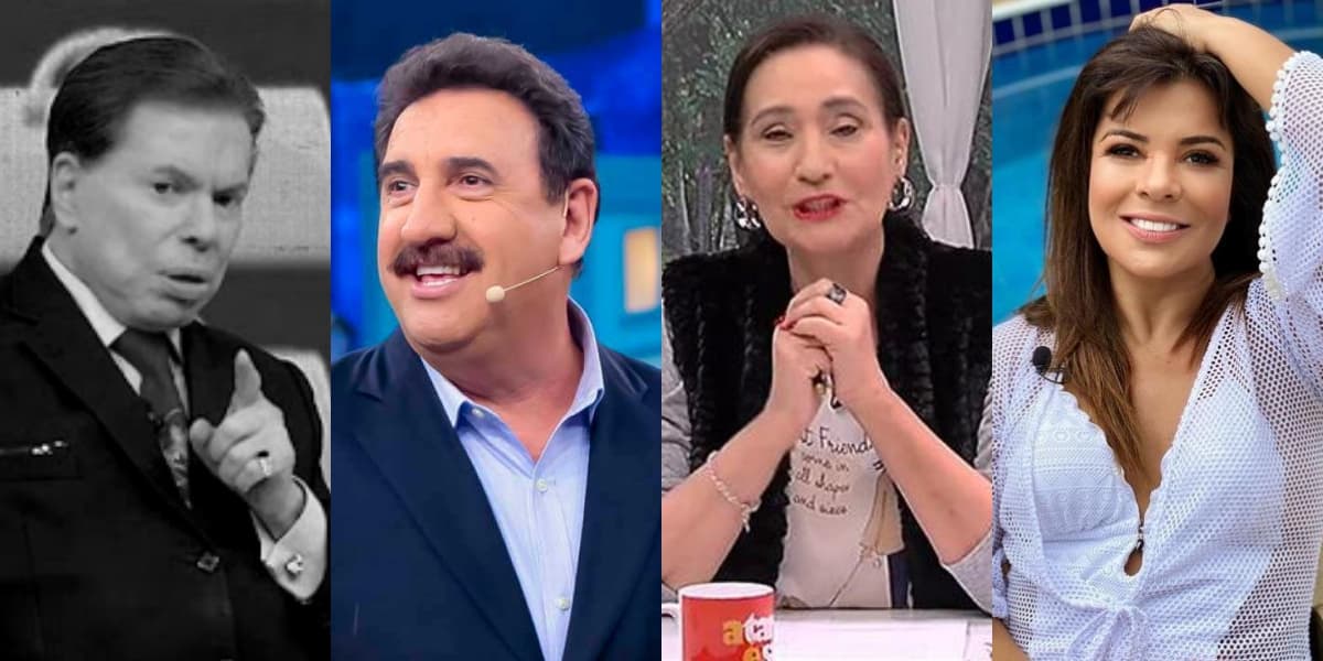 Silvio Santos, Ratinho, Sônia Abrão, Mara Maravilha (Foto: Montagem) Silvio Santos, Ratinho, Sônia Abrão, Mara Maravilha (Foto: Montagem)