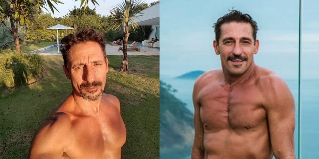 Tuca Andrada posa seminu após ser chamado de velho e alfineta: "deixando bolsominias furiosas"