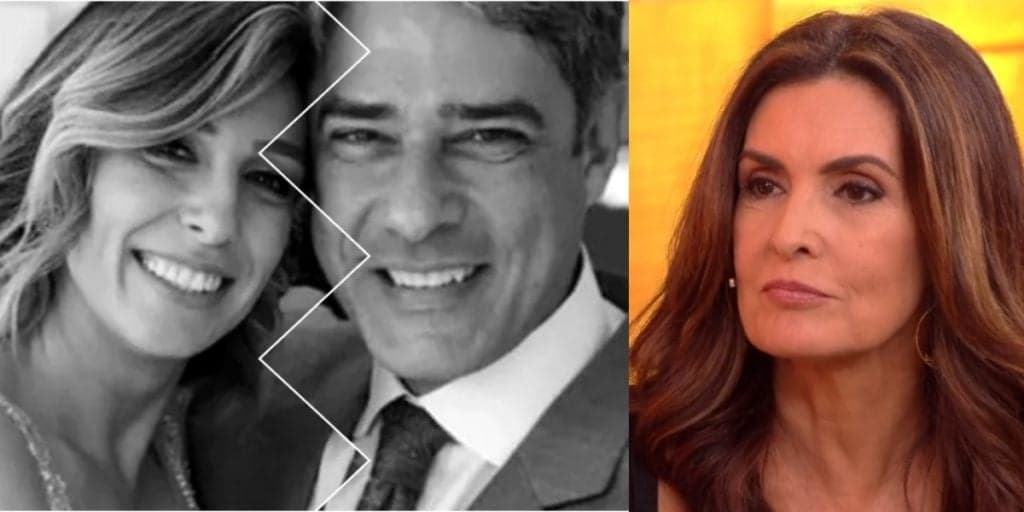 Fátima Bernardes brinca com esposa atual de William Bonner na TV e rasteira é escancarada para milhões: "Não divido"