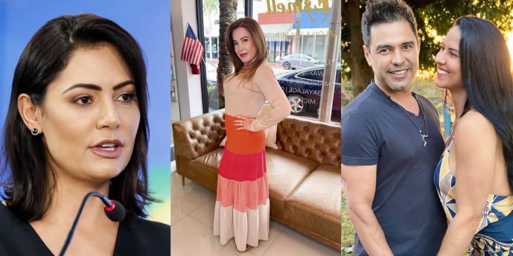 Zilu vê Michelle Bolsonaro virar a casaca, se unir com atual de Zezé e vaza parte íntima em saia: "Não precisa"