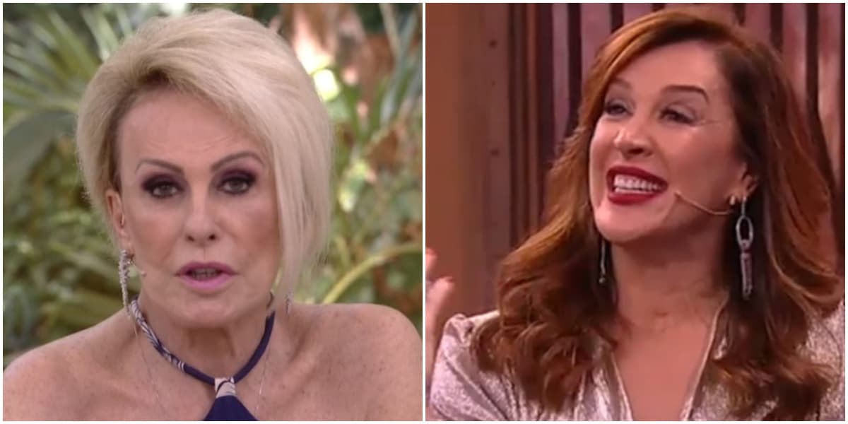Ana Maria Braga já levou bronca de Claudia Raia na Globo (Reprodução)