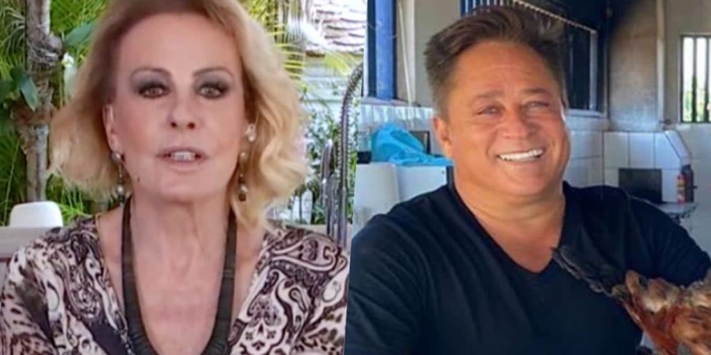 Ana Maria escandaliza ao vivo, beija Leonardo na boca e recebe declaração profunda do cantor: "Te amo"