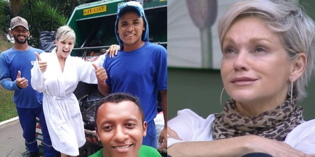 Andréa Nóbrega surge em foto com lixeiros na rua, é chamada de burra, recebe apoio e detona: "Não tem direito"