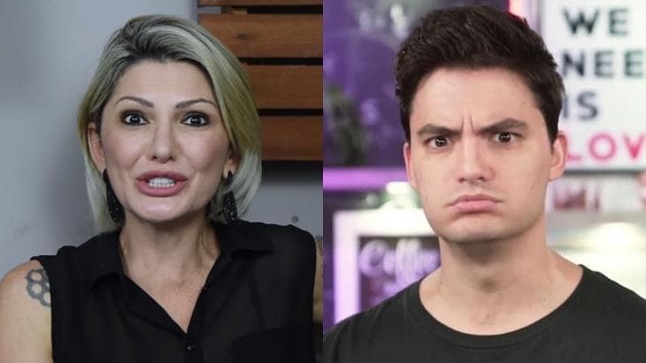 Antonia Fontenelle, em meio a guerra feia com Felipe Neto, dispara contra o famoso: "Vagabundo de merda''