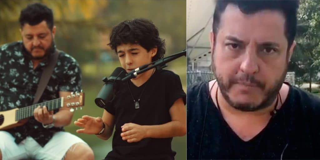 Bruno, da dupla com Marrone, é massacrado em show com filho após rejeição, e climão com esposa é dito: "Estranho"