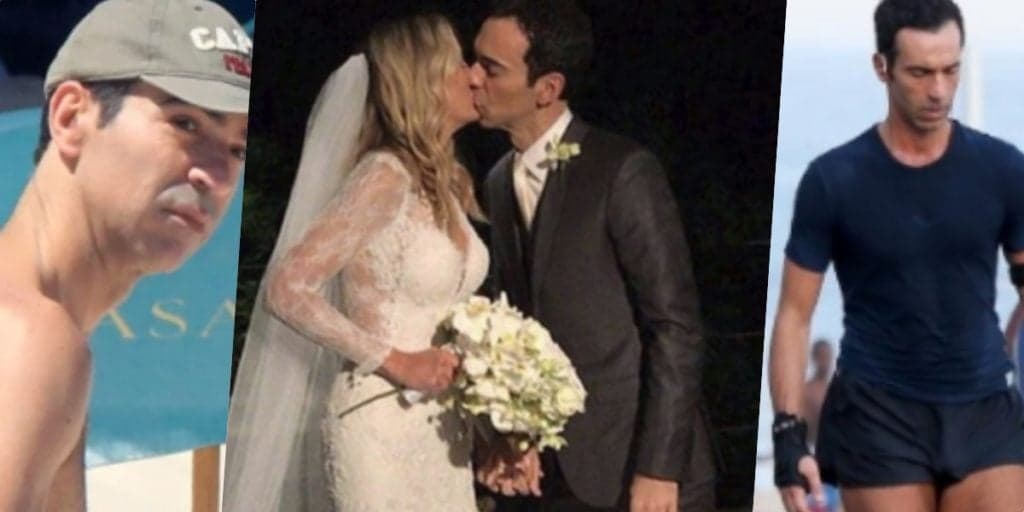 Flagra de sunga e com parte íntima, polêmica de casamento pago e guerra no JN: Cesar Tralli tem intimidade roubada