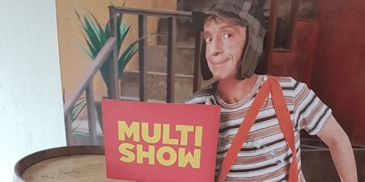 Chaves em divulgação do Multishow, que pode perder os direitos de exibição do seriado na TV Paga (Foto: Reprodução)