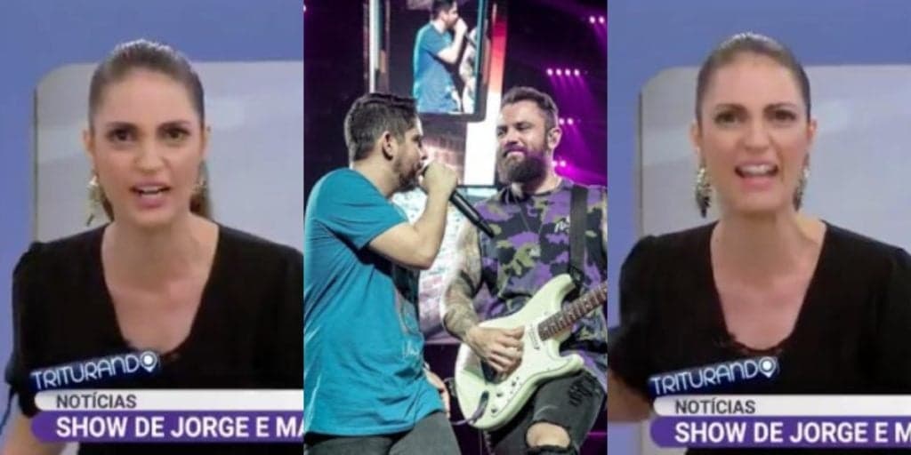 Chris Flores se descontrola ao vivo, fica arrasada com morte e detona Jorge e Mateus: "Irresponsáveis, nojentos"