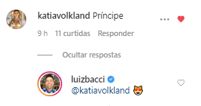 comentário post bacci