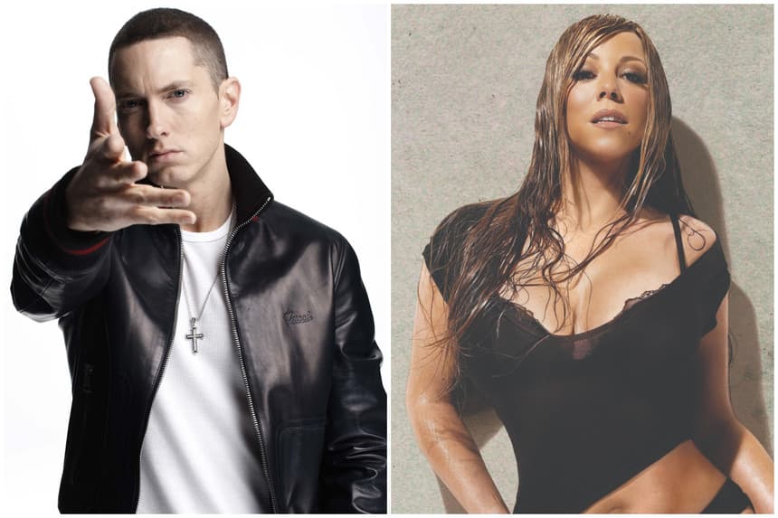 Acidentalmente, Eminem solta bomba em treta com Mariah Carey e dispara: "ejaculei precocemente"