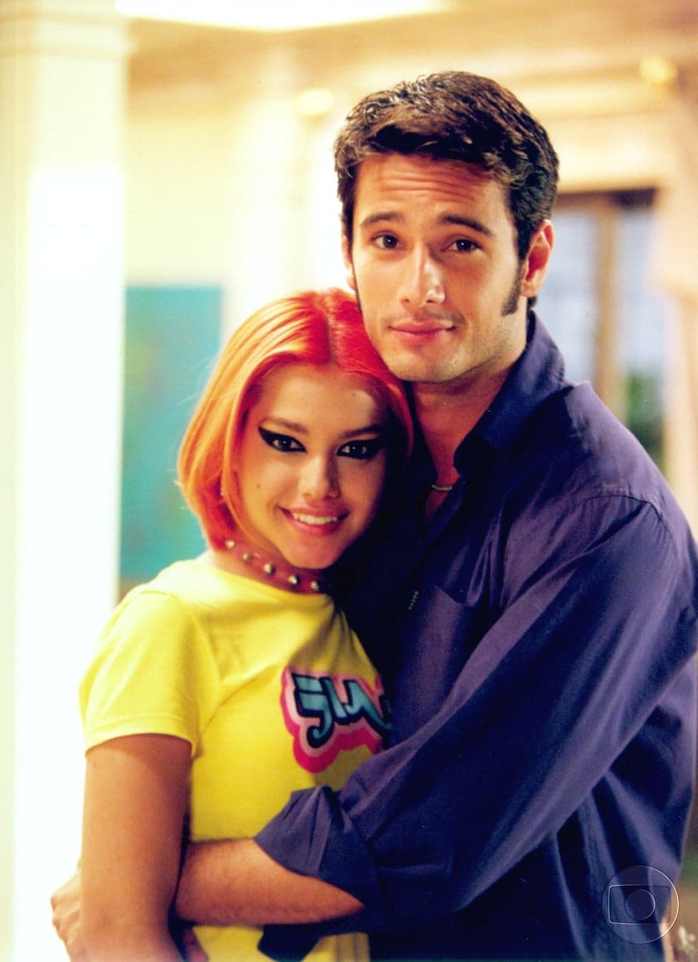 Thais Fersoza e Rodrigo Santoro em Estrela Guia (Foto reprodução/montagem)
