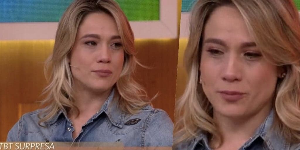 Fernanda Gentil é surpreendida ao vivo no Encontro, cai no choro e Fátima Bernardes é envolvida: "Me torturando"