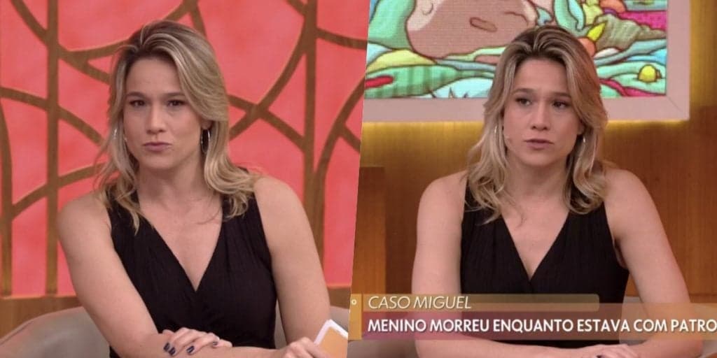 Fernanda Gentil, em estreia no Encontro, enfrenta convidada desenfreada e não se controla: "Fátima vai ligar aqui"