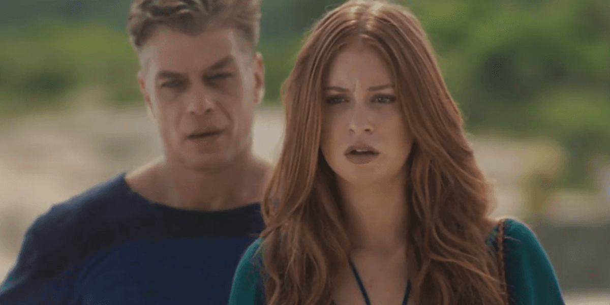 Fábio Assunção (Arthur) e Marina Ruy Barbosa (Eliza) em cena de Totalmente Demais; reprise da novela surpreende na audiência (Foto: Reprodução/Globo)