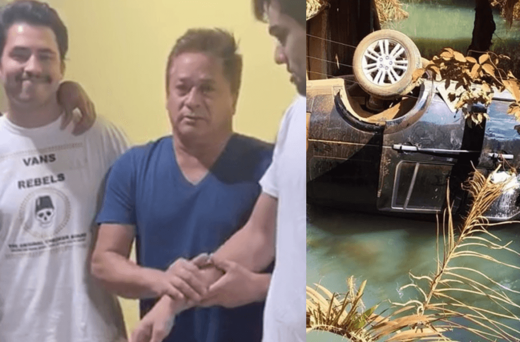 Leonardo se pronuncia sobre acidente quase fatal do filhos perto de sua fazenda: "Capotou"