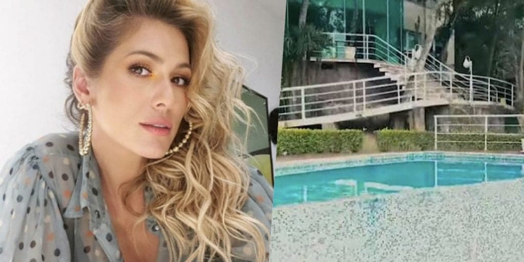 Entramos na mansão de Lívia Andrade no meio do mato, com piscina infinita, cozinha gigante e muito luxo: "5 milhões"