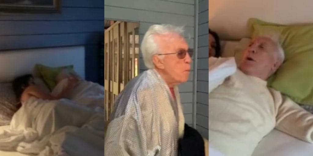Moacyr Franco, em relacionamento com mulher 56 anos mais nova, é pego na cama com cantora: "A coisa que mais gosta"
