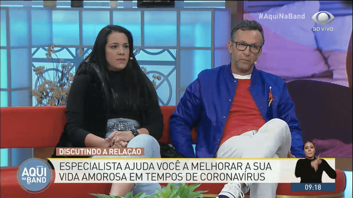 Neto e sua esposa foram convidados do Aqui na Band (Foto: reprodução/Band) Neto e sua esposa foram convidados do Aqui na Band (Foto: reprodução/Band)