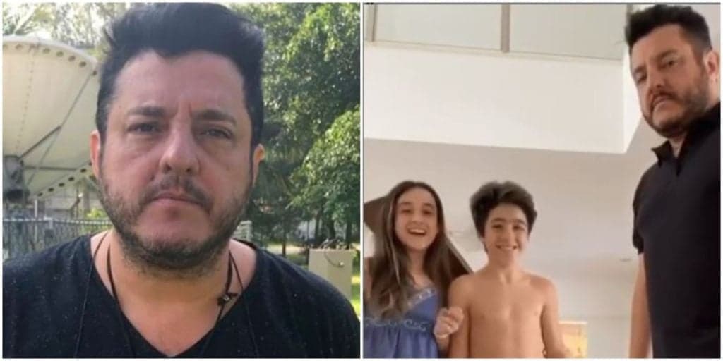 Após ser escorraçado, Bruno, da dupla com Marrone, expôs vídeo com filhos gêmeos e fez anúncio: "Não esperavam"