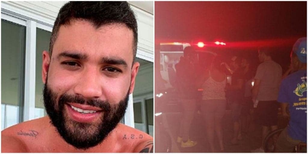 Urgente! Gusttavo Lima se envolve em acidente de trânsito e atropela ciclista