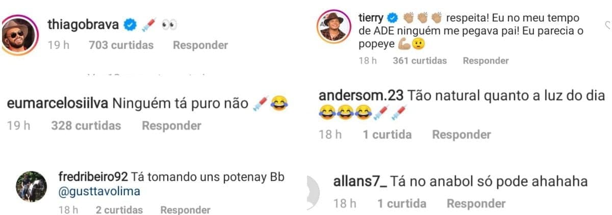 Cantor foi acusado de usar anabolizante após surgir super musculoso Cantor foi acusado de usar anabolizante após surgir super musculoso