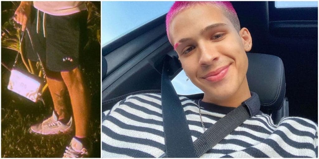 João Guilherme, filho de Leonardo arrebenta ao surgir usando acessório e fazendo gesto