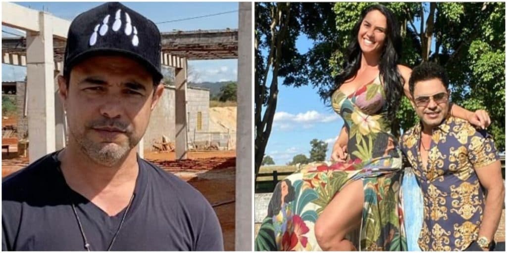 Após anúncio de gravidez com Graciele, Zezé posa com bebê no colo e pega público de surpresa: "Meu príncipe"