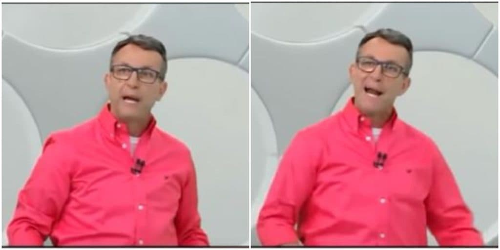 Neto se irrita com desafeto, grita ao vivo e bagunça toma conta do 'Os Donos da Bola': "Não limpa os sapatos"