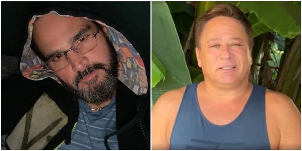Amigos de longa data, Luciano posta foto com Leonardo: "Te amo"